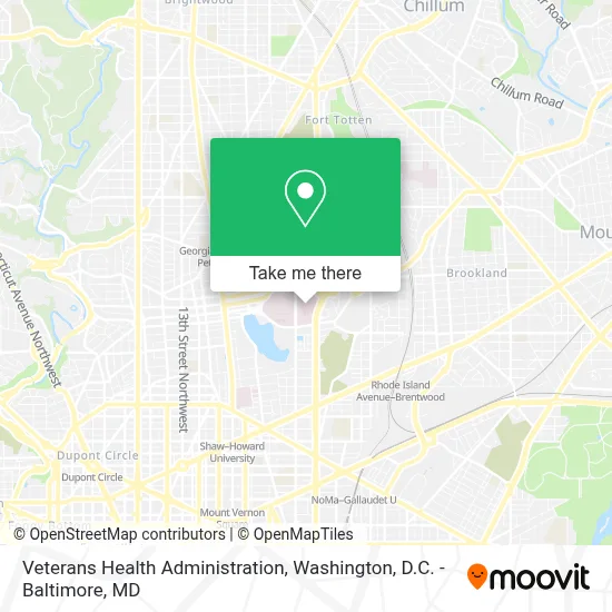 Veterans Health Administration map