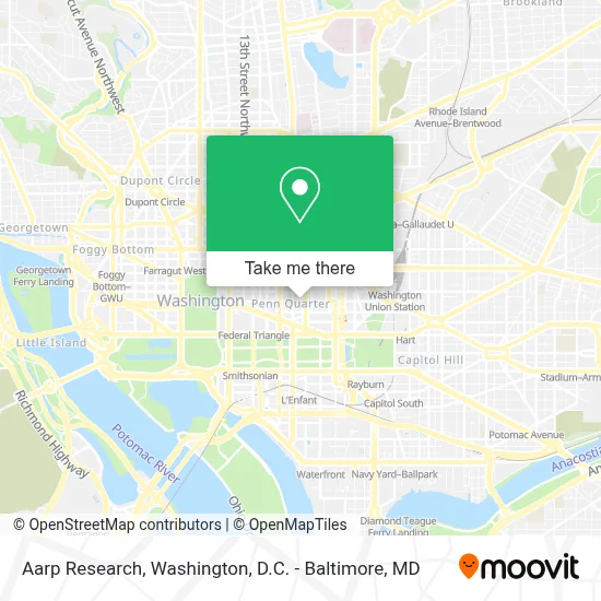 Aarp Research map