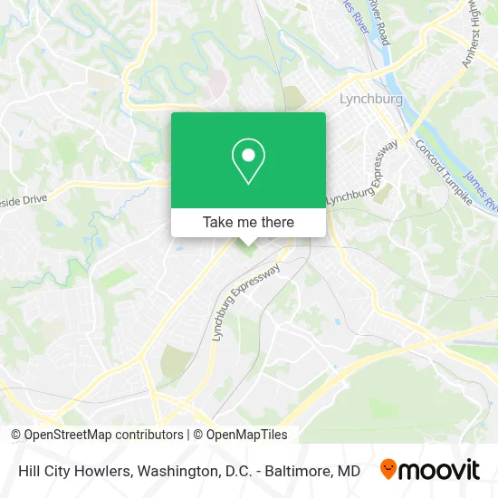 Hill City Howlers map