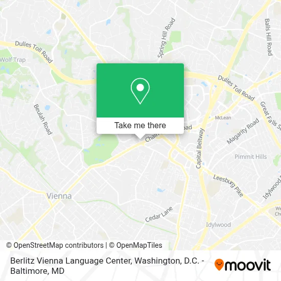 Berlitz Vienna Language Center map