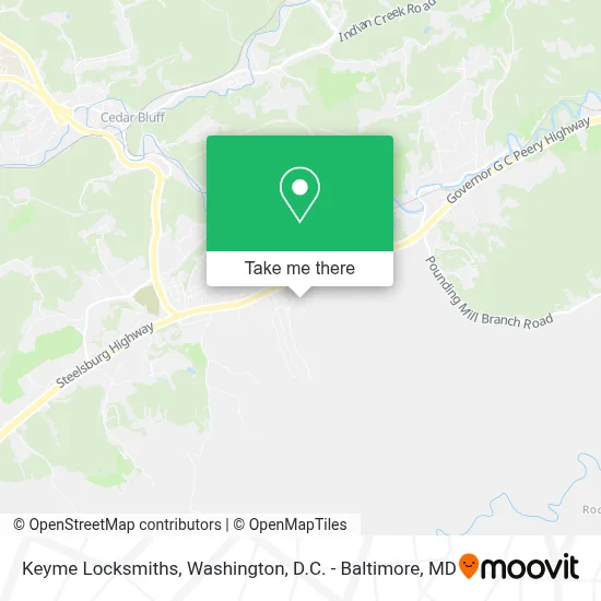 Keyme Locksmiths map