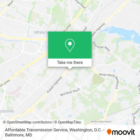 Affordable Transmission Service map