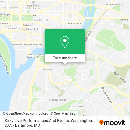Kirky Live Performances And Events map