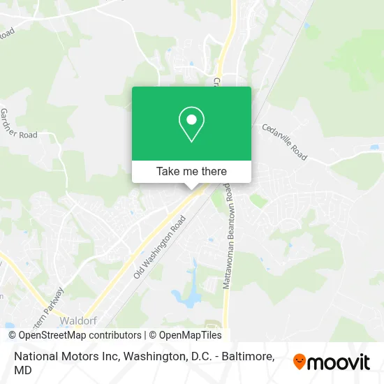 National Motors Inc map
