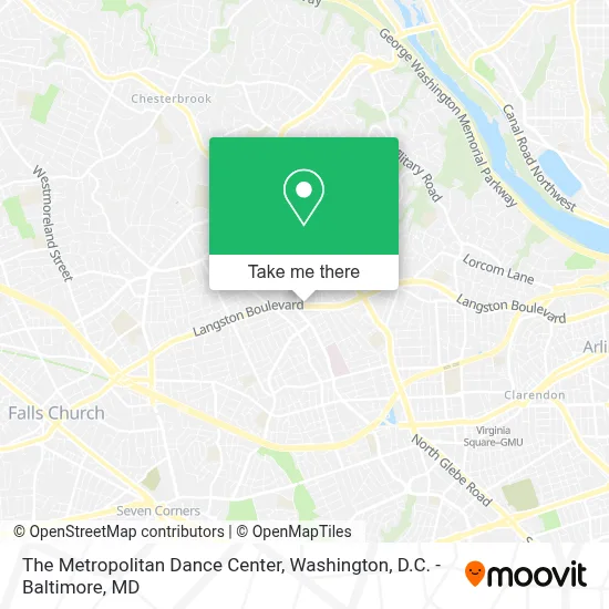 The Metropolitan Dance Center map