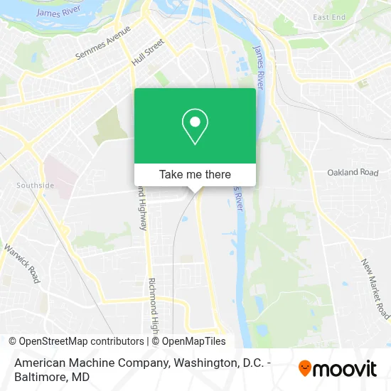 American Machine Company map
