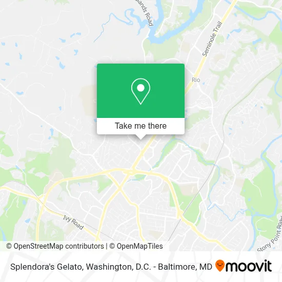Splendora's Gelato map