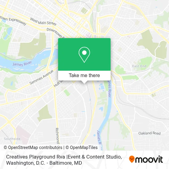 Creatives Playground Rva |Event & Content Studio map