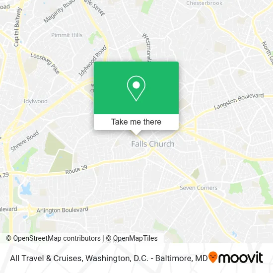 All Travel & Cruises map