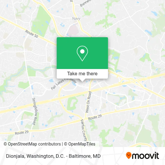 Dionjala map