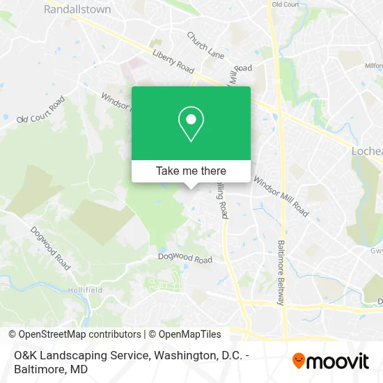 O&K Landscaping Service map