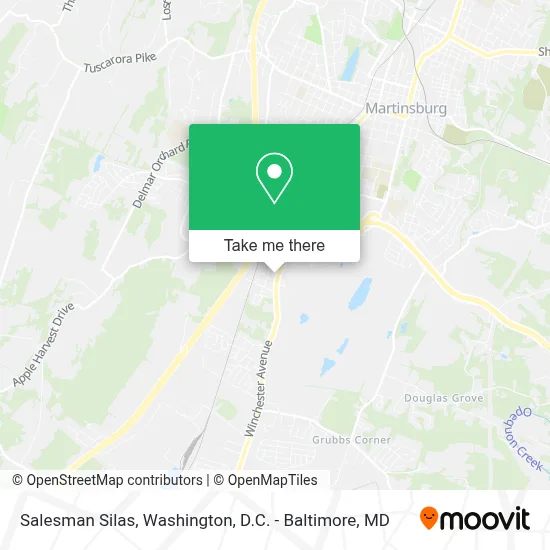 Salesman Silas map