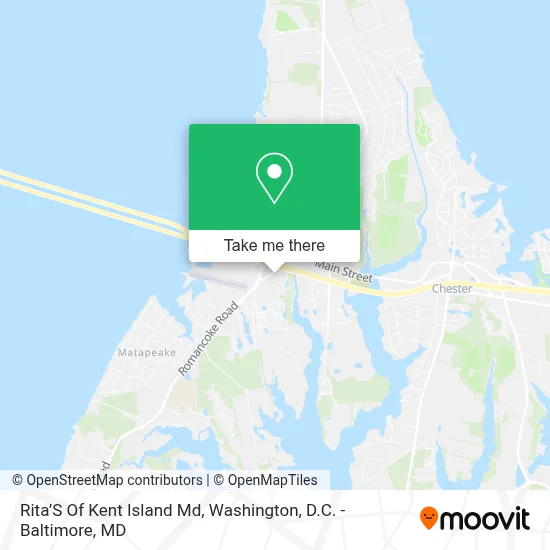 Rita’S Of Kent Island Md map
