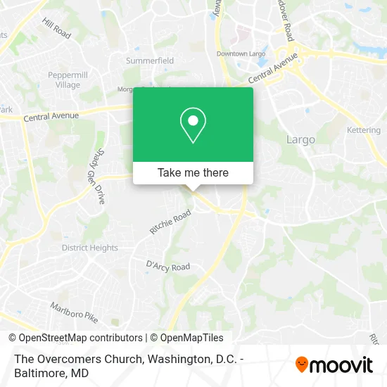 The Overcomers Church map