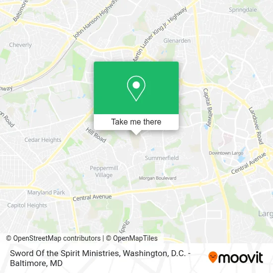 Sword Of the Spirit Ministries map