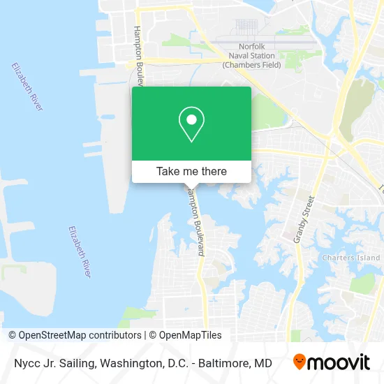 Nycc Jr. Sailing map