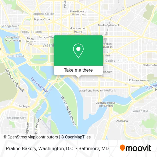 Praline Bakery map