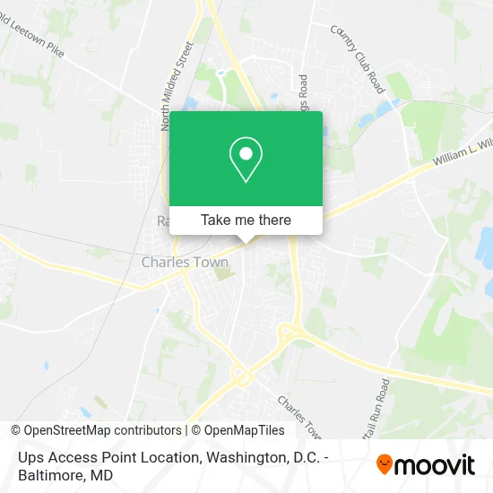 Ups Access Point Location map