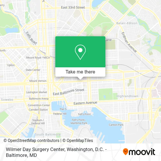 Wilmer Day Surgery Center map