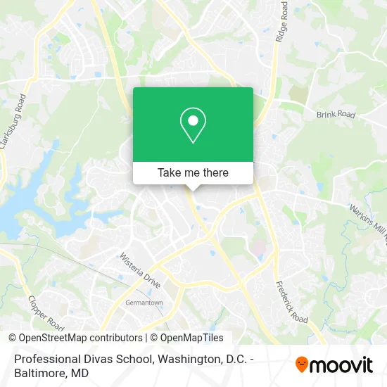 Professional Divas School map