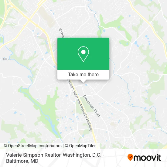 Valerie Simpson Realtor map