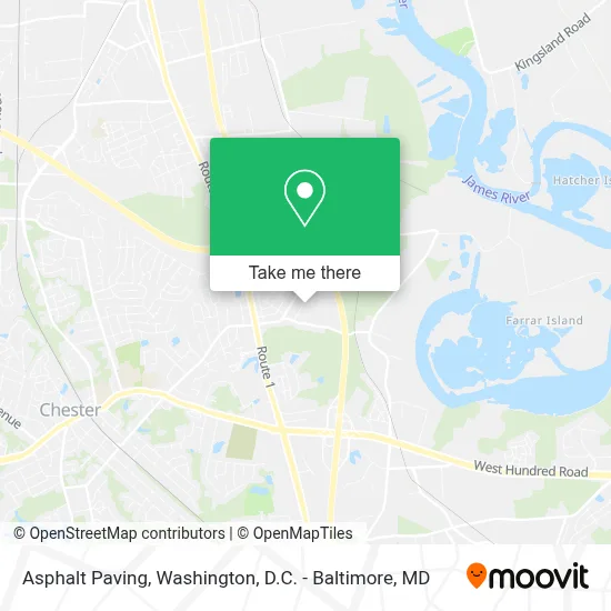 Asphalt Paving map