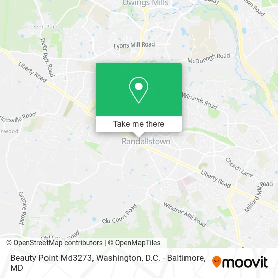 Beauty Point Md3273 map