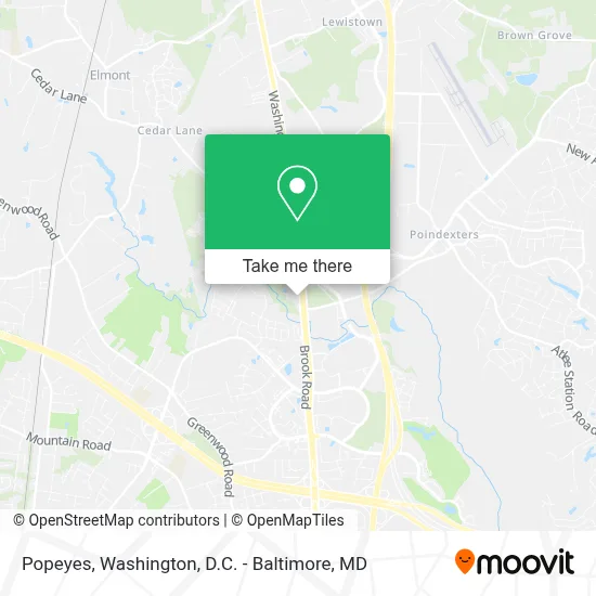 Popeyes map