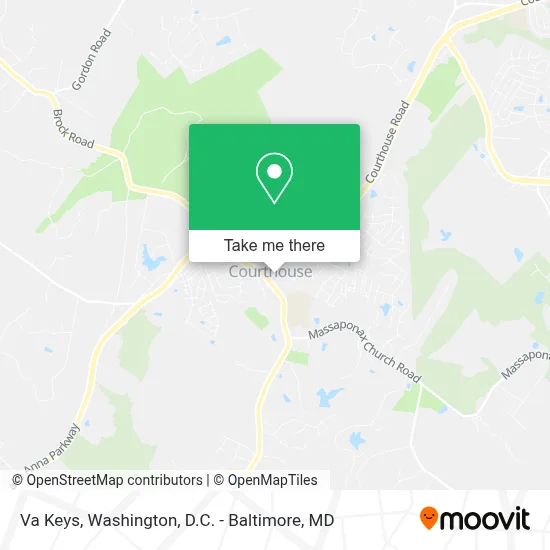 Va Keys map