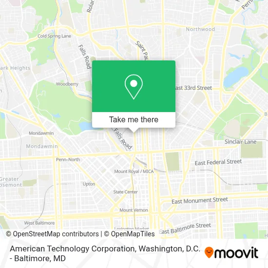 American Technology Corporation map