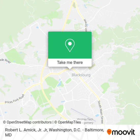 Robert L. Amick, Jr. Jr map