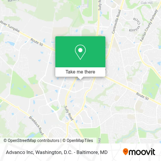 Advanco Inc map