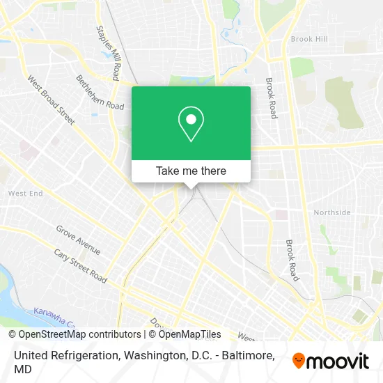 United Refrigeration map