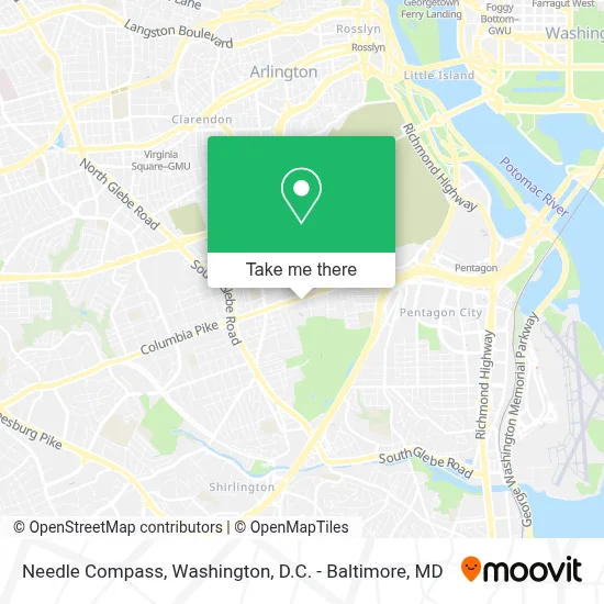 Needle Compass map