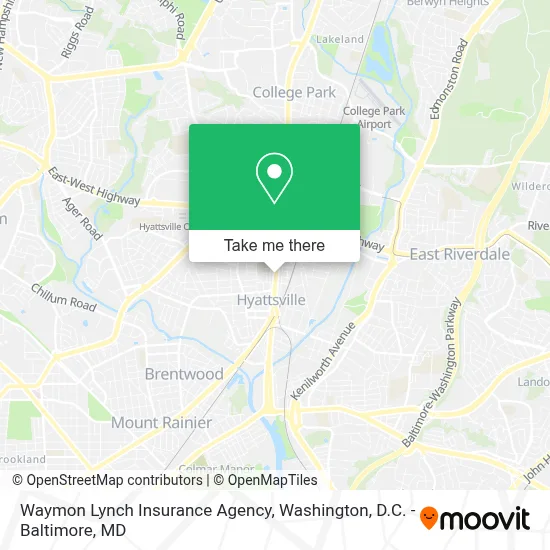 Waymon Lynch Insurance Agency map