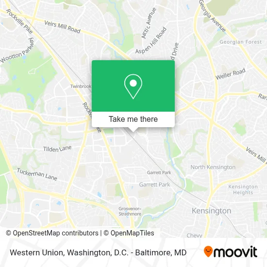 Western Union map