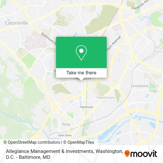 Allegiance Management & Investments map