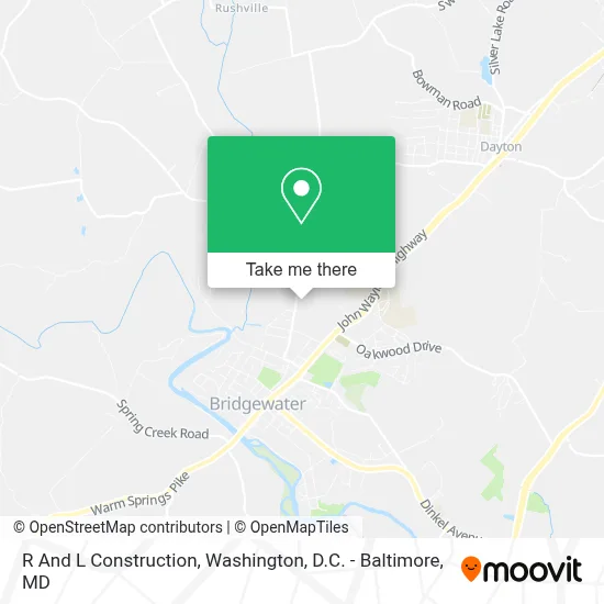 R And L Construction map
