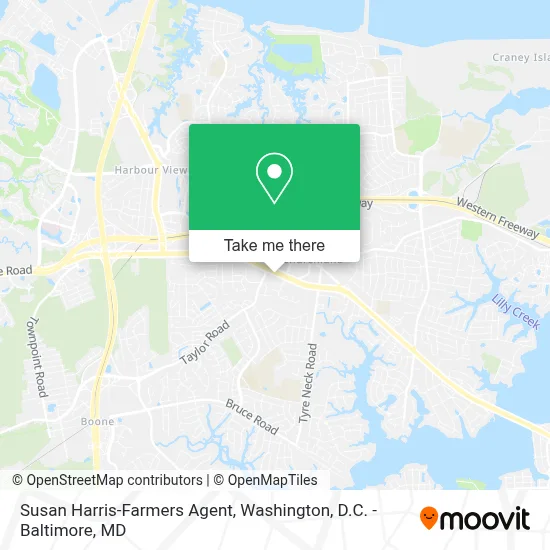 Susan Harris-Farmers Agent map