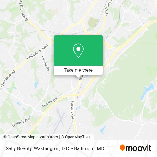 Sally Beauty map