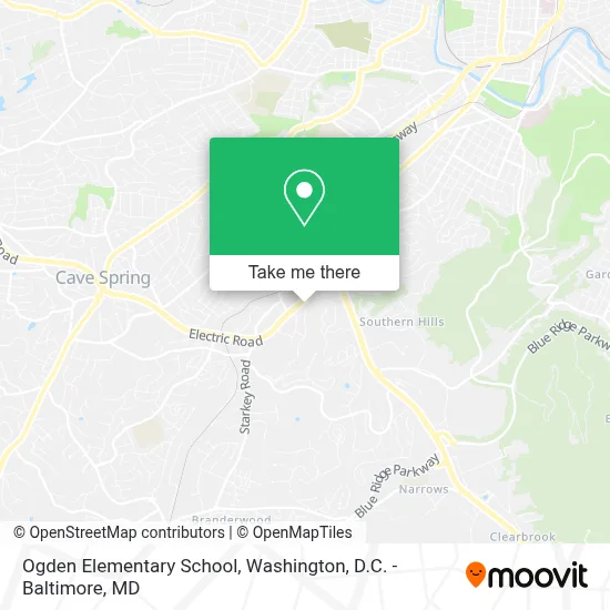 Ogden Elementary School map