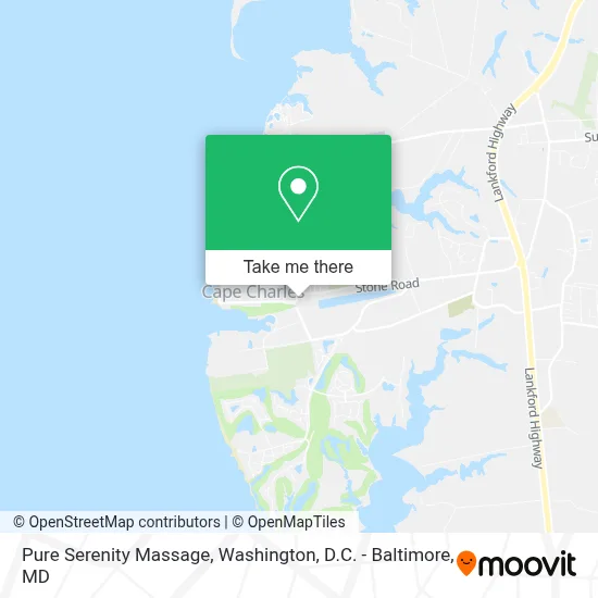 Pure Serenity Massage map