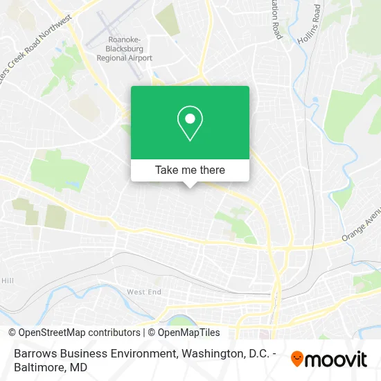 Barrows Business Environment map