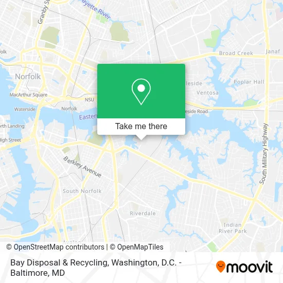 Bay Disposal & Recycling map
