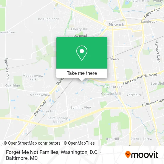 Forget Me Not Families map