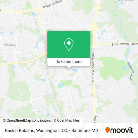 Baskin Robbins map