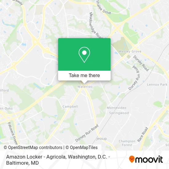 Amazon Locker - Agricola map