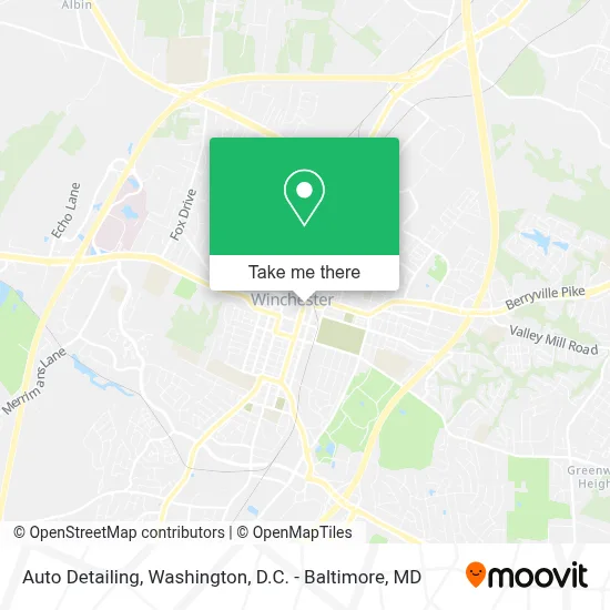 Auto Detailing map