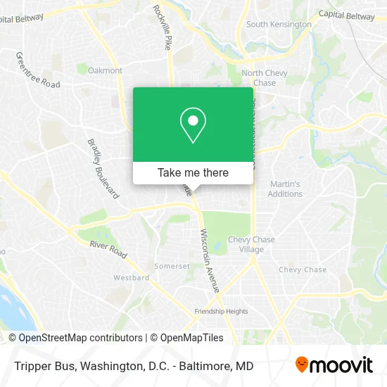 Tripper Bus map