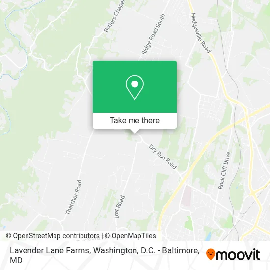 Lavender Lane Farms map
